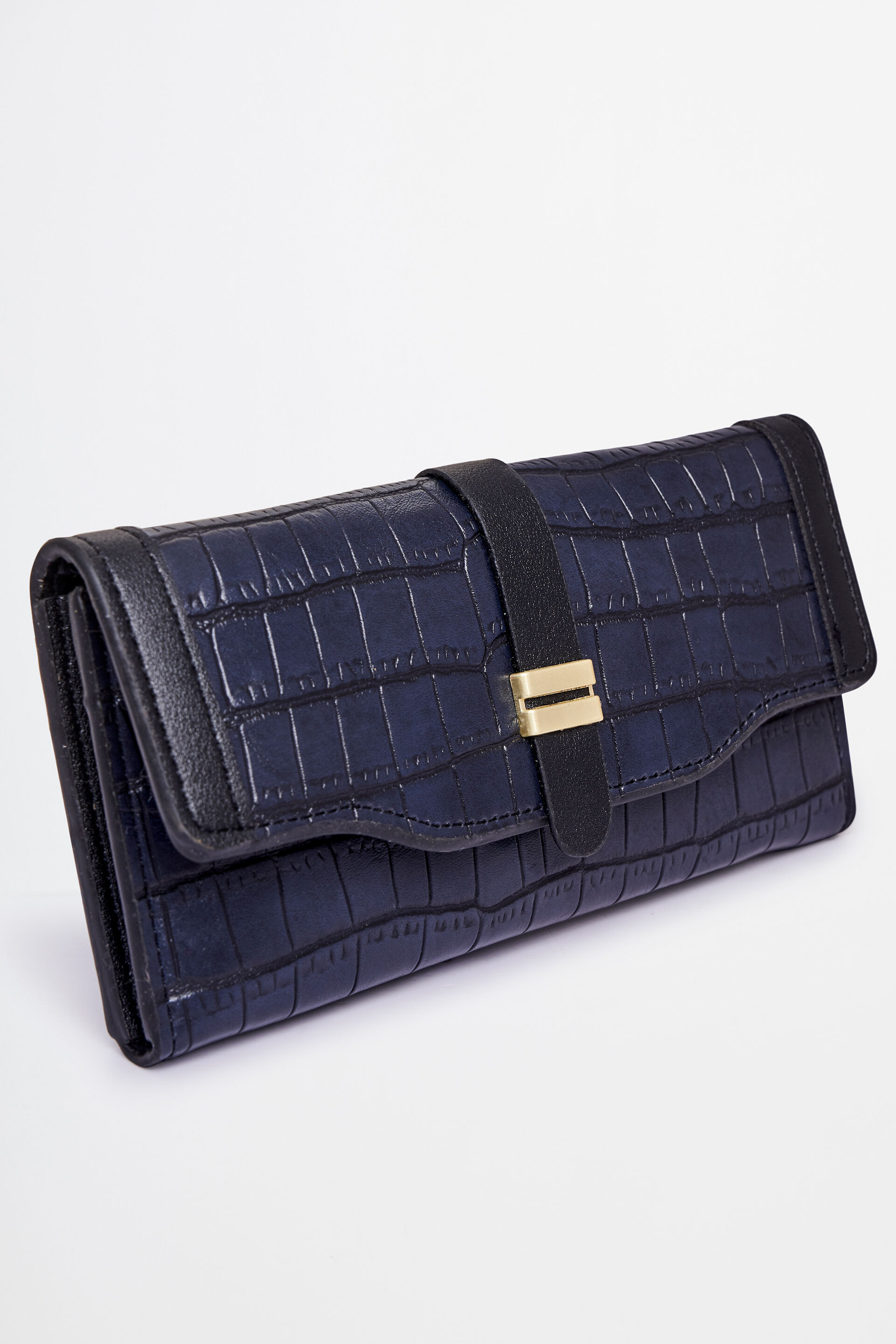 Black Top Closure Wallet, , image 3